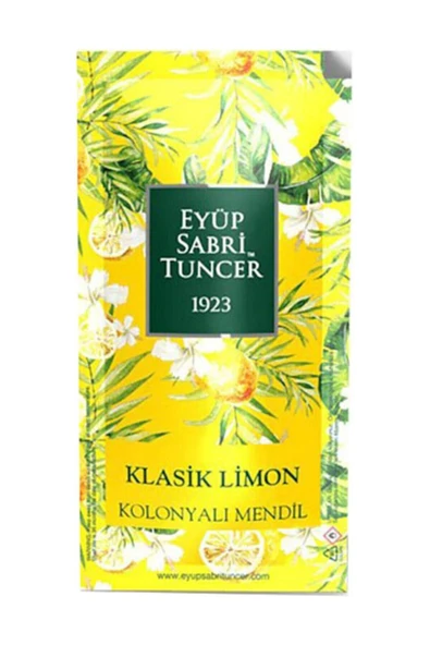 Eyüp Sabri Tuncer Klasik Limon Kolonyalı Mendil 300'lü