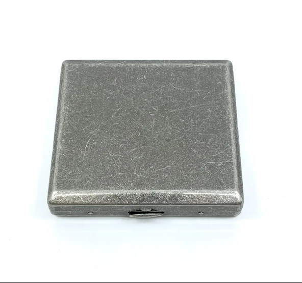 Jean Claude Gümüş Renk Metal Sigar* Tabakası - Antik Chrome Kaplama - 3