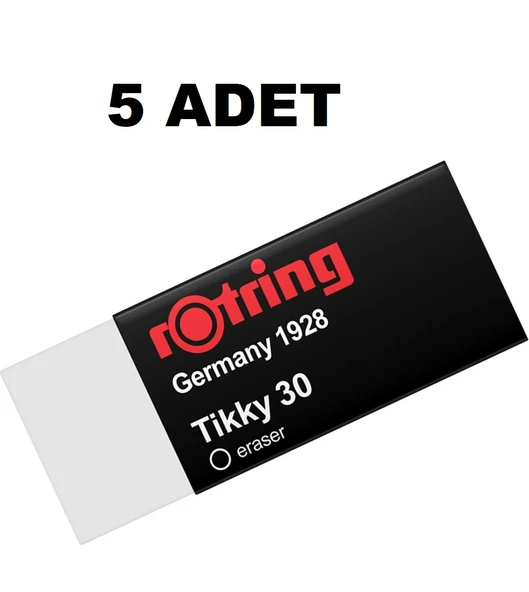 Rotring Beyaz Tikky30 Öğrenci Silgisi 5 Adet