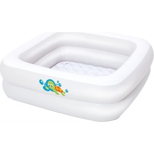 Bestway 51116 Şişme Tabanlı Bebek Havuzu (86 cm x 86 cm x 25) GKO