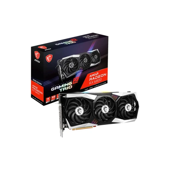 MSI RX 6800 Gaming Z Trio 16G 256 Bit GDDR6 16 GB Ekran Kartı