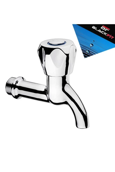 Blackfit Pirinç Kaliteli Banyo, Tuvalet, Bahçe Musluğu Kısa Musluk + Ayna ürün görseli 1