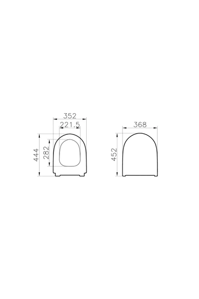 Vitra Sento 130-003R009 Klozet Kapağı, Yavaş Kapanır, Kolay Çıkabilir, Beyaz - 7