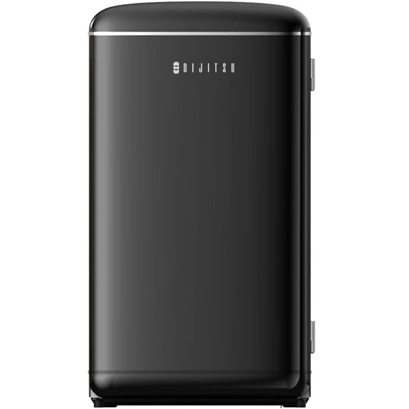 Dijitsu DB120RBL Retro 93 Litre Tek Kapılı Mini Buzdolabı - Siyah