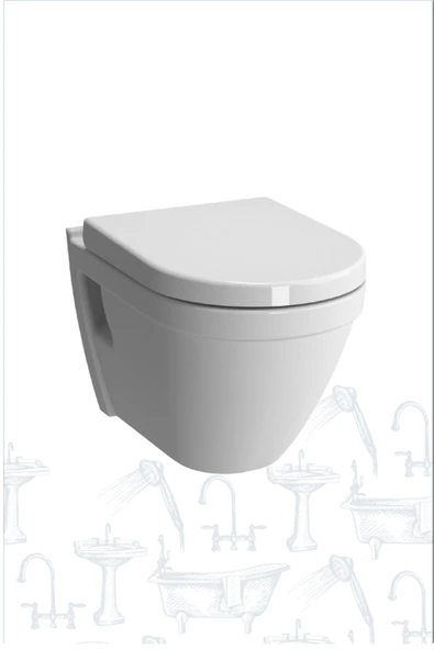 Vitra S50 Asma Klozet, Seti Beyaz 54 Cm (Gömme Rezervuar Dahil) - 4