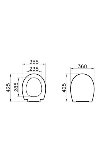 Vitra Universal 1 Nuvoplast Soft Klozet Kapağı 98-003-009 - 4