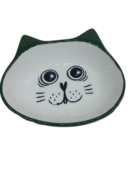 Bio Pet Active Seramik Kedi Mama Kabı 12-15-3,5cm No:10 - 1