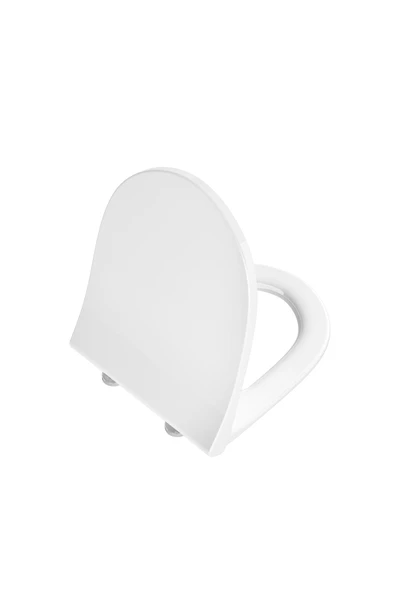Vitra Sento 130-003R009 Klozet Kapağı, Yavaş Kapanır, Kolay Çıkabilir, Beyaz