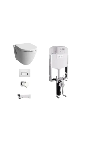 Vitra S50 Asma Klozet Ve Gömme Rezervuar Tam Set