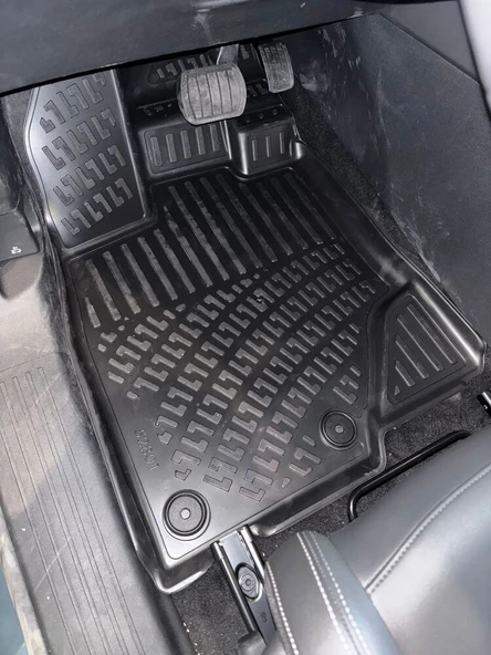 Rizline Peugeot 3008 Elektrikli 2024 ve Sonrası 3D Paspas Siyah ve Alt  Bagaj Havuzu Set - Resim 2