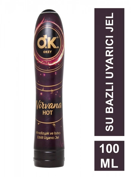 OKEY NİRVANA HOT AFRODİZYAK VE ISITICI ETKİLİ UYARICI  JEL 100 ML ürün görseli 1