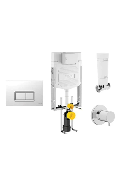 Vitra S50 Rimex Kanalsız Asma Klozet Kapak Gömme Rezervuar 700-1909 - 5