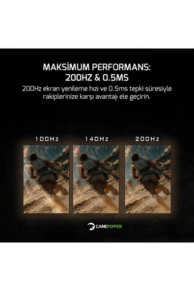 Gamepower Kaze T20 27" 0.5 ms Full HD IPS 200 Hz Oyuncu Monitörü - 2