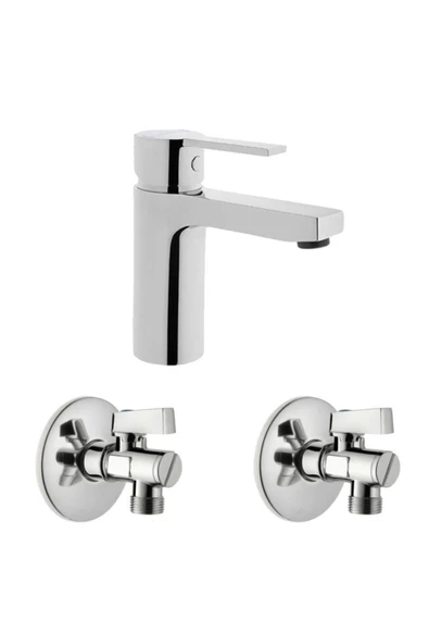 Artema Fold S Lavabo Bataryası + 2 Adet Ara Musluk