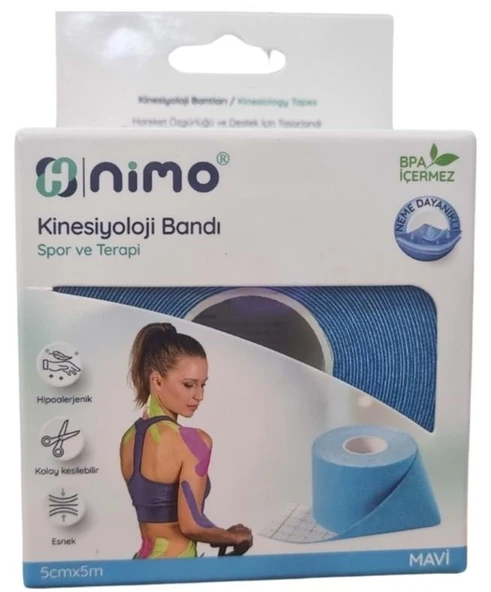 NİMO KİNESİYOLOJİ BANDI MAVİ