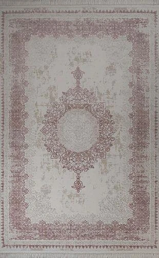 Gabardin Alessa 8012 Pudra Serisi Triko Akrilik Salon Oturma Yatak Odası Halısı ürün görseli 1