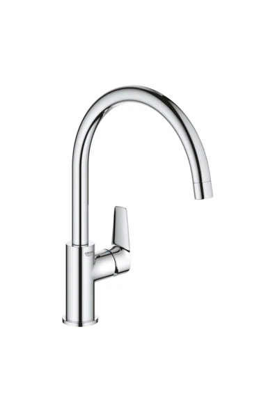 Grohe Bauedge Tek Kumandalı Eviye Bataryası C Çıkış Ucu Krom 31367001 - 1