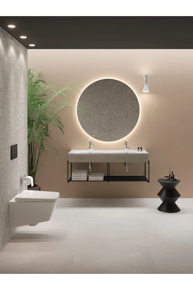Vitra Equal 119-003R009 Ince Klozet Kapağı, Yavaş Kapanır, Kolay Çıkabilir, Beyaz - 4