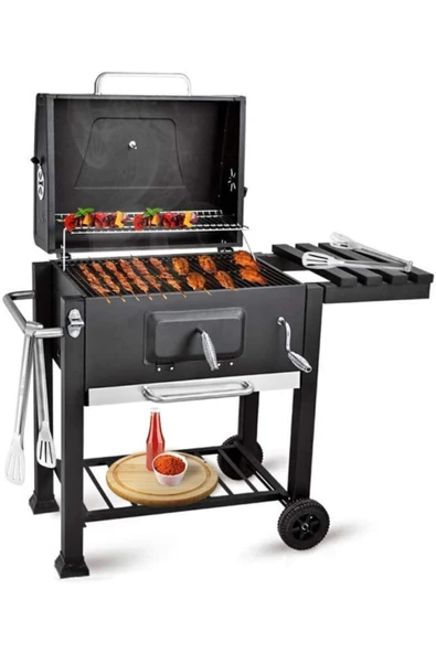 Goodhaustore Bado Kömürlü Lüks Mangal , 6-8-10 Kişilik, 115Cm - 2