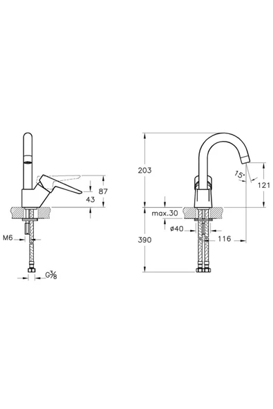 Artema Solid S A42442 Lavabo Bataryası - 2
