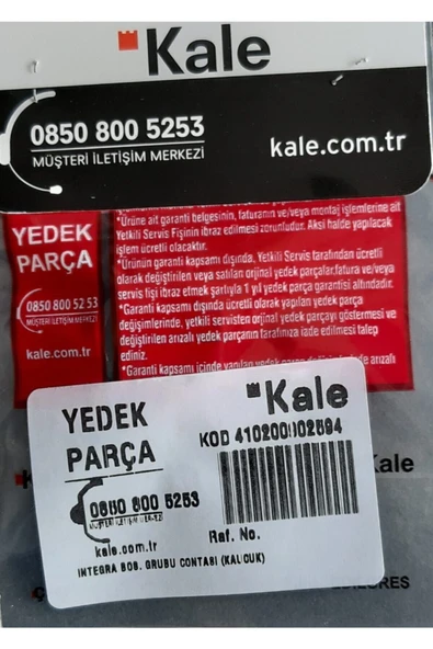 Kale Integra Boş. Grubu Contası (Kauçuk) - 2