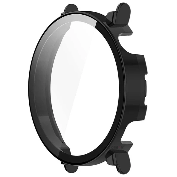 Sneezy Huawei Watch Gt4 41mm PC Sert Kasa Ve Ekran Koruyucu  Siyah - 2