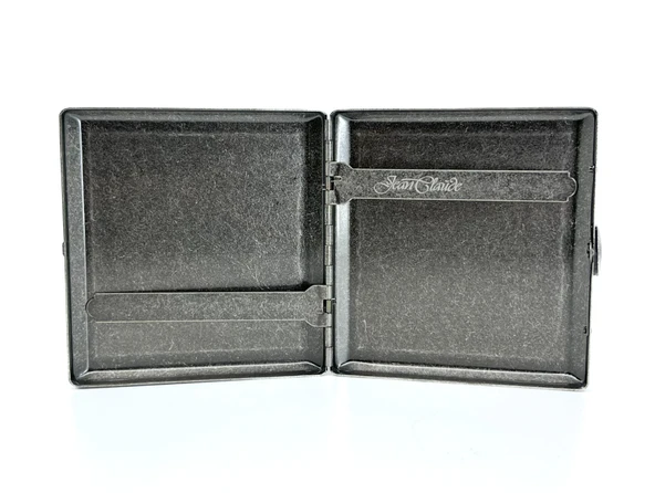 Jean Claude Gümüş Renk Metal Sigar* Tabakası - Antik Chrome Kaplama - 4