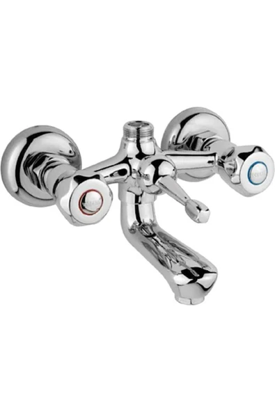 Sms Musluk Klasik Çevirmeli Banyo Batarya (Çevirmeli Banyo Musluğu)