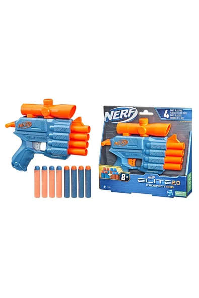 Nerf Elite 2.0 Prospect Qs 4 22 Cm 8 Dartlı 8+ F4190 - 3