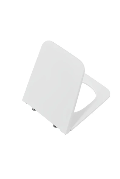Vitra Equal 119-003R009 Ince Klozet Kapağı, Yavaş Kapanır, Kolay Çıkabilir, Beyaz