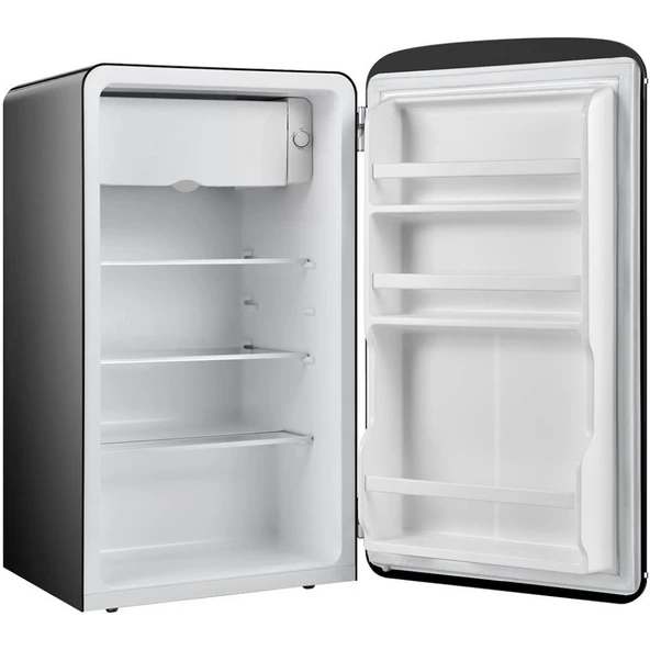 Dijitsu DB120RBL Retro 93 Litre Tek Kapılı Mini Buzdolabı - Siyah - 2