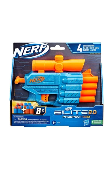 Nerf Elite 2.0 Prospect Qs 4 22 Cm 8 Dartlı 8+ F4190