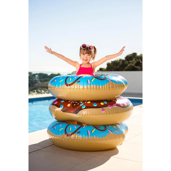 Bestway Donut Deniz ve Havuz Simidi Mavi 107 cm (36118) - 4
