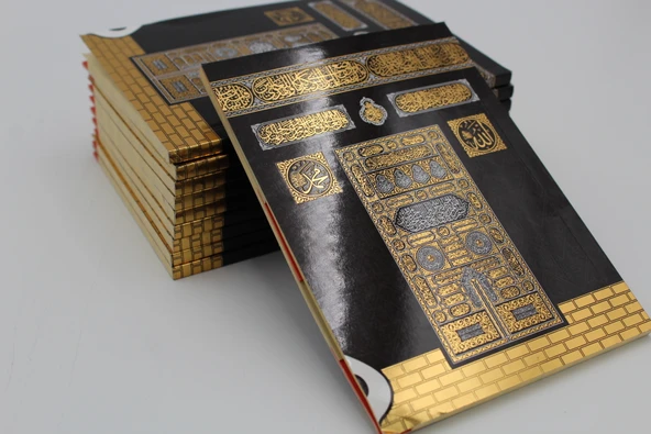 Özel İsim Etiketli 10 Adet Kabe Model Fihristli Yasin-i Şerif 128shf Çanta Boy(16x11cm) - 2