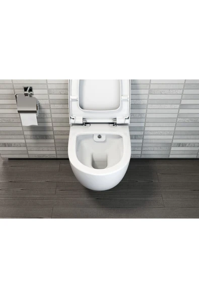Vitra Sento 7748B003-0559 Rim-Ex Asma Klozet, 54 Cm, Beyaz - 5