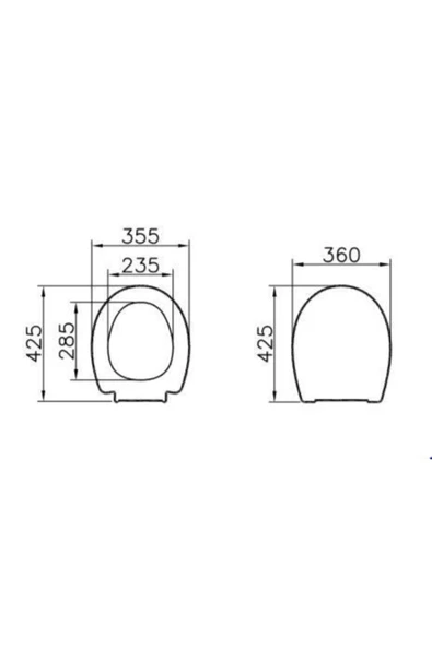 Vitra Arkitekt Asma Klozet 6107L003-0850 Soft Kapak - 4