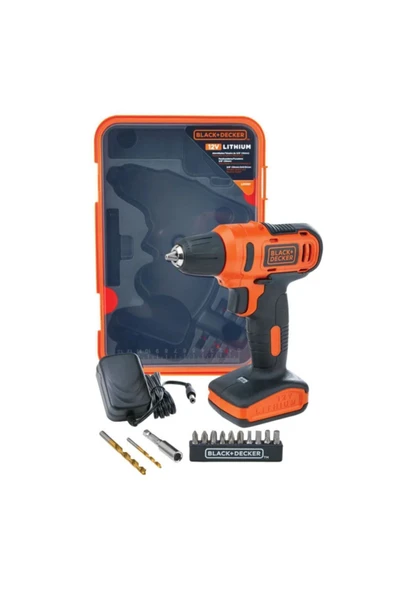 Black&Decker Darbesiz Ld12Sp Akülü Vidalama 12 Volt 1,5 Watt 2 Yıl Anahtarsız Kablosuz 12 Volt - 2