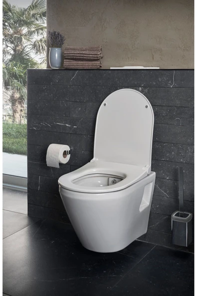 Vitra Integra Round 7062L003-0850 Rim-Ex Asma Klozet, 54 Cm, Beyaz - 3