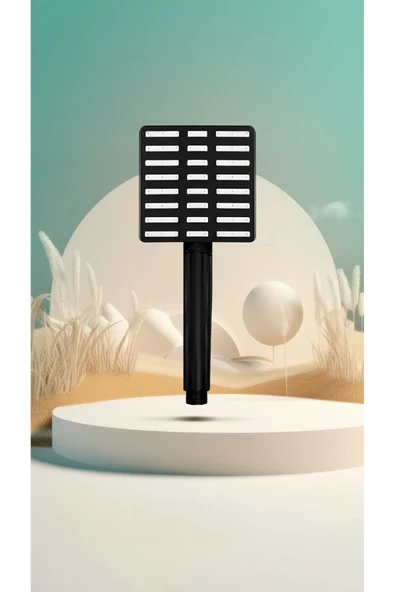 Ayasya Banyo Kaliteli Ve Modern Tasarımlı Siyah Robot Yağmur Duş Seti Lına - Resim 4