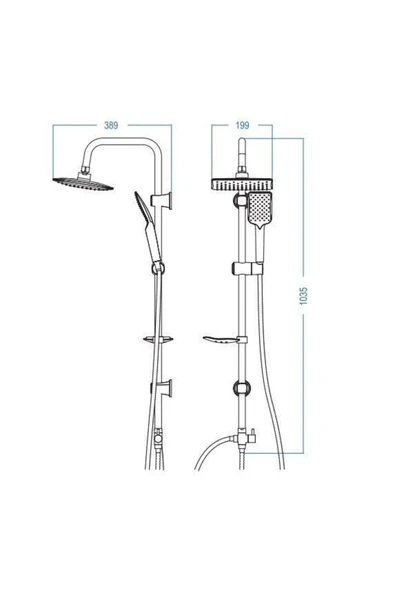 Artema Solid S Batarya Seti + yağmurlama 2li Duş Takımı - 3