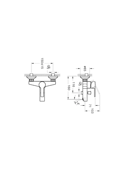 Artema Fold S A42535 Banyo Bataryası, Krom - 2