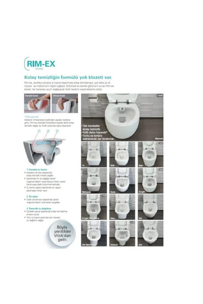 Vitra S50 Rım-Ex Kanalsız Asma Klozet+Tam Set Kampanyası - 3
