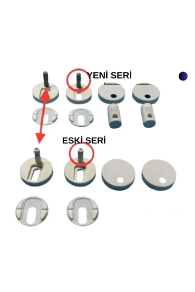 Vitra 313939Yp1Te+317035Yp1Te Ekonomik Kolay- Sök-Tak Menteşe Seti - Resim 4