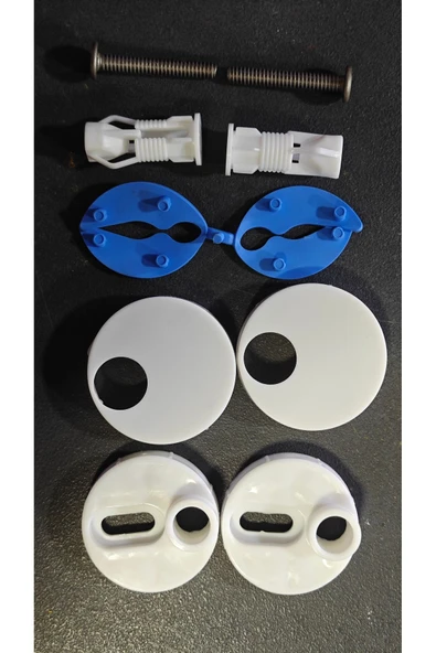 Tutan Yavaş Kapanan Klozet Kapak Menteşesi Seti ürün görseli 1