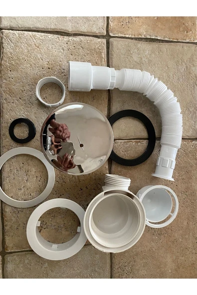 Armina Duş Teknesi 90'Lık Büyük Boy Sifonu Gideri - Resim 4