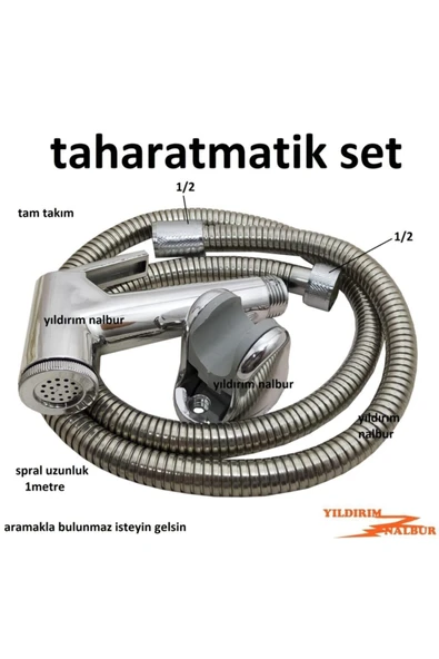 Yıldırım Taharat Matik Set Taharatmatik Taharet Fiskiye Duş Fiskiyesi Taharatlanma - 2