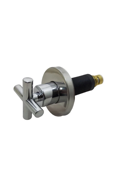 Yıldırım Ankastre Taharat Musluğu Aç Kapa Lüks Model Uzun Yıldız Kapak ürün görseli 1