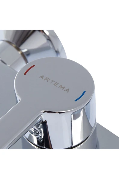 Vitra Artema A42444 Solid S Banyo Bataryası, Krom - 3