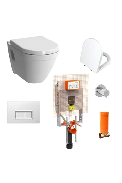 Vitra S50 Asma Klozet Ve Gömme Rezervuar Tam Set