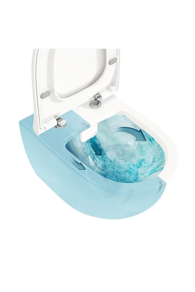 Vitra Sento 7748B003-6248 Asma Klozet Ve Klozet Kapağı Seti, Beyaz - 5